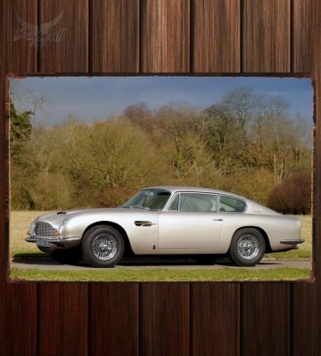 Металлическая табличка Aston Martin DB6 UK-spec